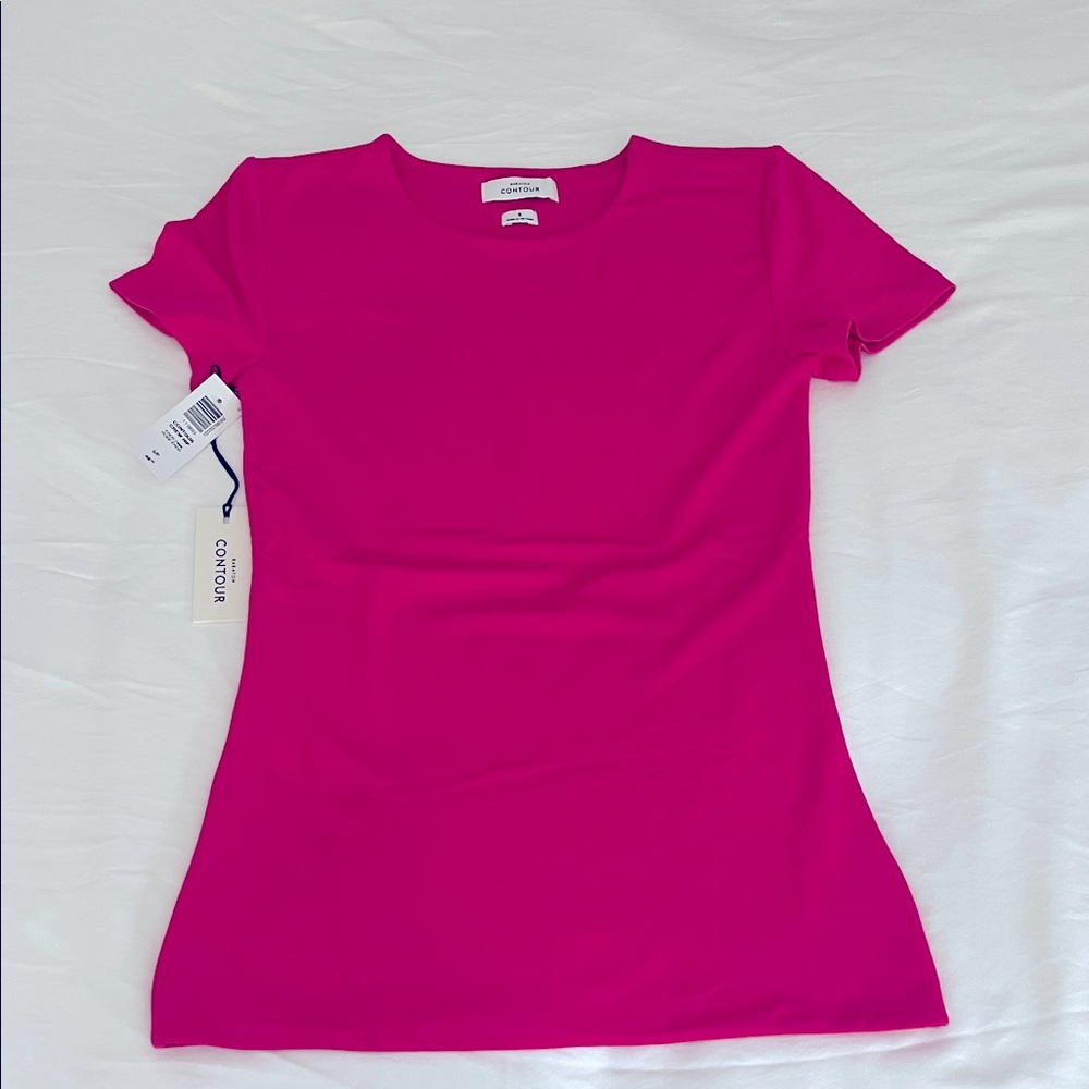 Aritzia - Babaton Eros Pink Contour Crew Hip Tee